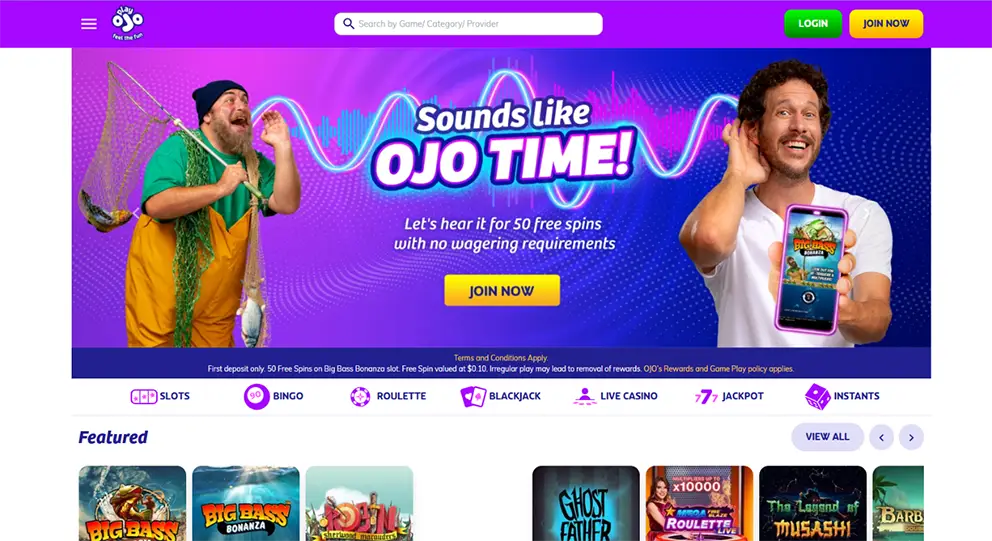 PlayOJO casino online Canada