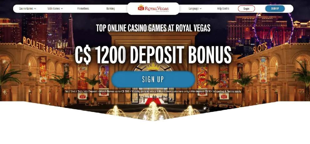 Royal Vegas casino online Canada